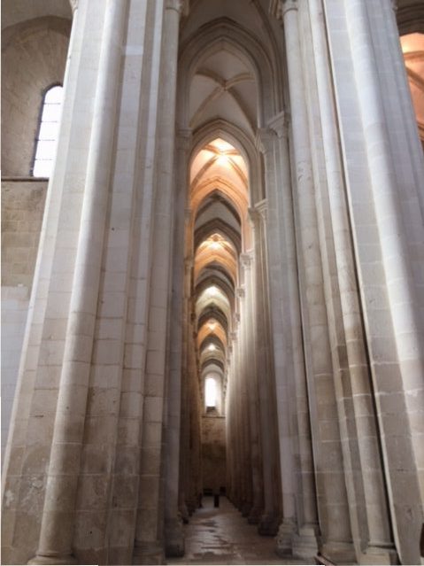 Cistercian Monastery of Santa Maria, Alcobaca, Portugal. Construction began in 1178.